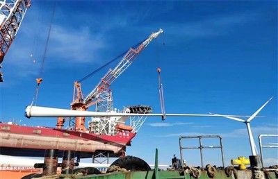 Lianyungangin viisaus tehty! Maailman pisin tuuliturbiinin siipi on nostettu ...